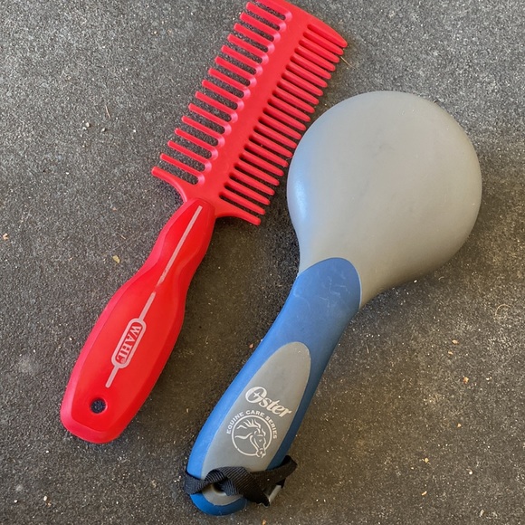 Oster Other - Oster Equine Care Series Mane & Tail Horse Hairbrush and Wahl comb Grooming Tool